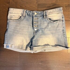 Altar'd State Light Blue Jean Shorts
